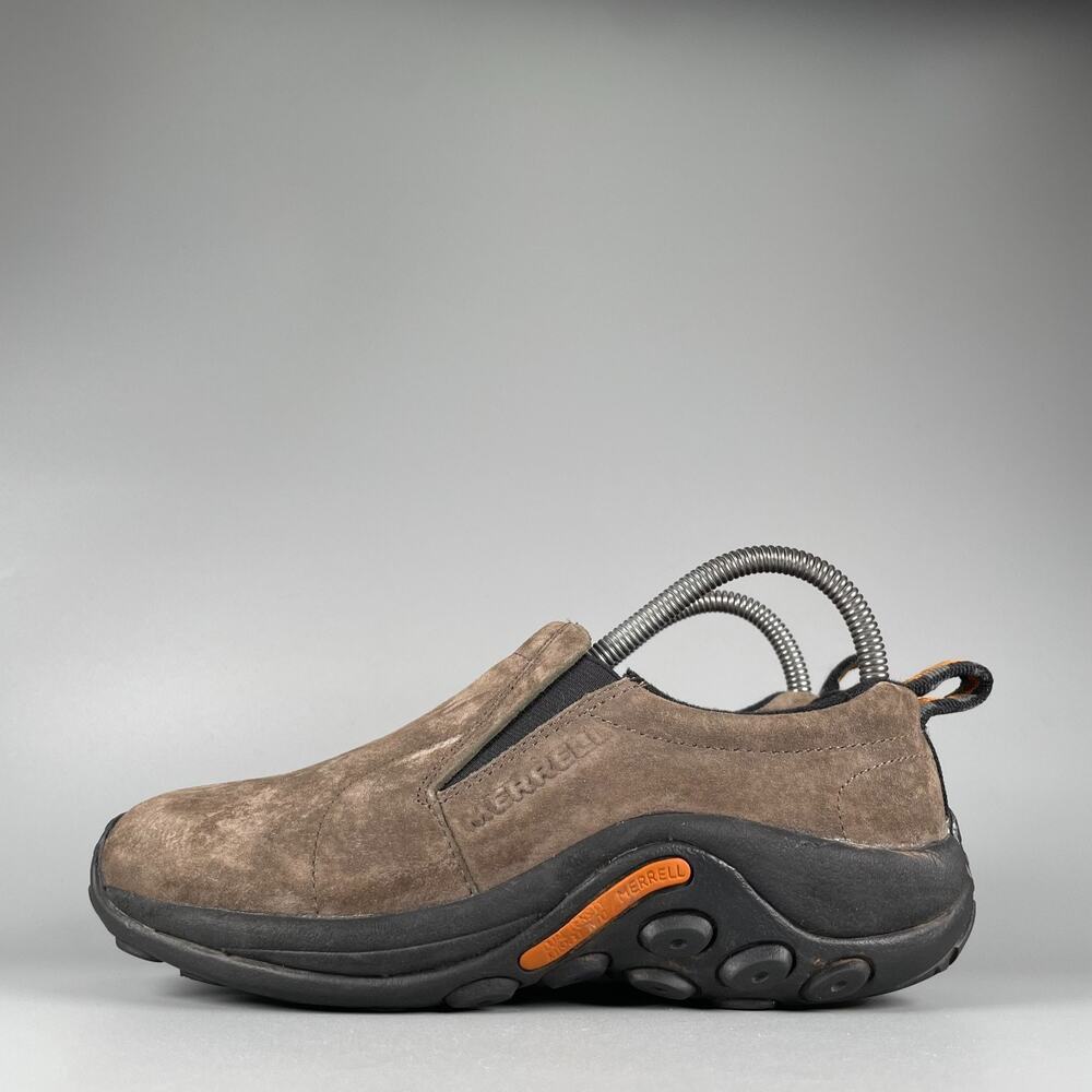 Merrell Jungle Moc Gunsmoke Women’s Size 7 Slip On Suede Comfort Shoes Loafers